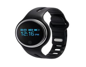 E07 inteligentny zegarek Bluetooth 40 OLED GPS Sports Pedometr Fitness Tracker Wodoodporny inteligentny bransoletka do Androida iOS zegarek telefoniczny PK F3674054