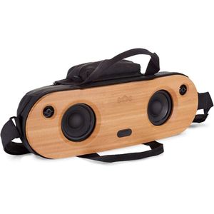 House of Marley Tasche mit Riddim 2 Tragbarer Lautsprecher: drahtloses Bluetooth, 10 -Stunden -Spielzeit, nachhaltige Materialien - perfekt für den Gebrauch in Innen- und Außenbereich