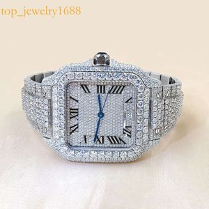 Sky Full Diamond Custom Iced Out VVS 1/VS1 GRA Reply Reply Studed Moissanite Diamond Buss Down Hiphop Jewelry Watch Tester
