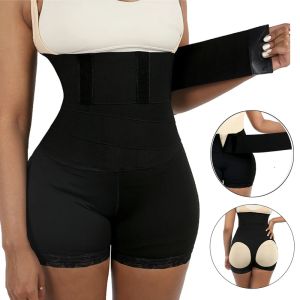 Shorts High Waist Trainer Shorts Tummy Control Cuggino Pantaloni Shaper ShAper Cintura Delizia Donna Flat Bellico Faslear Fas