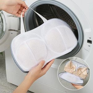 Tvättpåsar BRA -väska Underkläder Tvättpaket Brassiere Clean Pouch Anti Deformation Mesh Pocket Special för tvättmaskin E1Q2