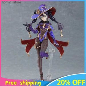 Action Toy Figures Genshin Impact Game Anime Figur Periepherals Mona Sexig Girl Kawaii PVC Model Action Figure Statue Collection Mini Doll Gift Toys Y240415