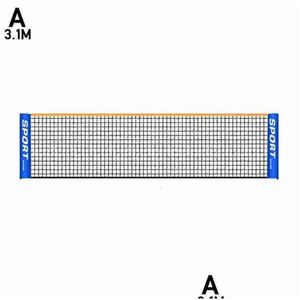 배드민턴 라켓 간단한/4m/5m/6m 테니스 훈련 네트 옥외 메쉬 배구 연습 230303 드롭 배달 스포츠 야외 라켓 DHDA9