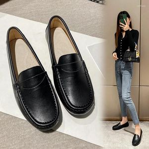 Sıradan Ayakkabı Moda Flats Kadınlar Mokasenler Hafif Slip-On Loafers Bahar Sonbahar