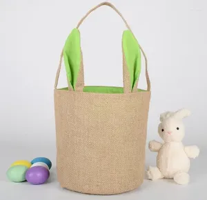 Gift Wrap 100pcs Easter Bucket Tote Bag With Ears Handmade Wholesale