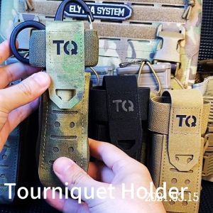 Tillbehör vulpo Taktisk TQ Tourniquet Holder Pouch EMT Lagring Molle Pouch Trauma Medical Shear Pouch Hunting Vest Gear