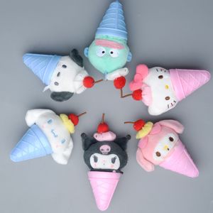 Cute Sweet Tuber Kuromi Ugly Fish Jade Gui Dog Ice Cream Plush Pendant Keychain Bag Pendant