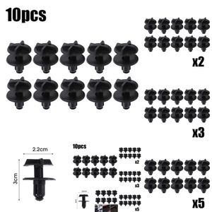 New New Upgrade Upgrade 50Pcs Car Bumper Tank Engine Cover Plastic Fastener Push Clips Cowl Panel Retainer Rivet For Range Rover Engine Cover Snap Screw