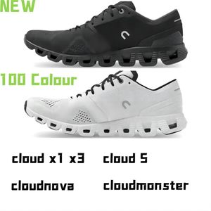 Bulut X 1 Erkekler için Vardiya Kadınlar Bulutlar Cloudmonster Cloudnovas X 3 Vardiya Kadın Bulut 5 Yürüyüş Açık Mekan Ayakkabıları Eur36-45 Nefes Alabilir Hafif