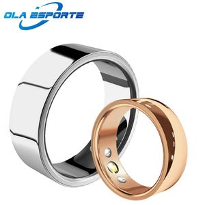 Smart Ring for Men Mulheres Freqüência cardíaca Pressão sanguínea Monitoramento Sleepmood Charging sem fio 240415