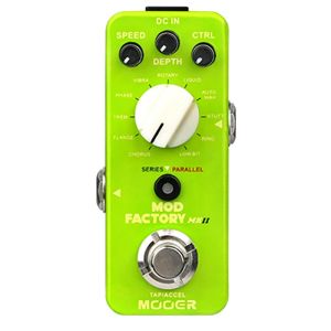 Cabos mooer mod fábrica mkii multi -modulação efeito guitarra efeitos elétricos efeitos elétricos stompbox true bypass com 11 algoritmos