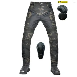 Abbigliamento motociclistico Voloro Retro Motocross Pants Magouflage Moto Proflorable Protective Gear rimovibile