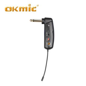 ギターOKMICシングルトランスミッターOK6T（90角度）UHF PLL 32チャンネルギターワイヤレスシステム/ワイヤレスギターシステム無料配送