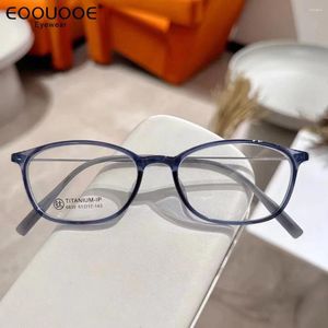 Sunglasses Frames 51mm Women Titanium TR90 Glasses Frame Fashion Oval Design Myopia Eyeglasses Hyperopia Optics Prescription Progressive