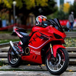 V4 1199S Motosiklet Dragon 400cc İki Silindirli Su Soğutmalı Spor Otomobil Büyük Yerden Yer Değiştirme Ağır Lokomotif Model XSJ400-3 Boy's Hediye Anahatları SEĞRİĞİ2220 = 750 = 1085