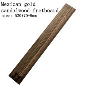 Guitar South America Mexico gold sandalwood folk classical electric guitar fretboard material guitar production accessories Shandong