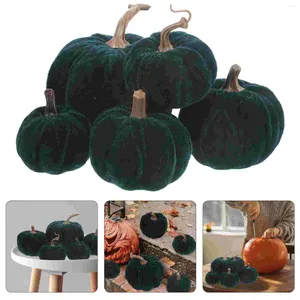 Decorative Flowers 5pcs Artificial Pumpkins Harvest Lifelike Pumpkin For Fall Autumn Thanksgiving Party Decor