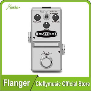 Guitar Rowin LN312 Nano Guitar Flanger Pedal for Electric Guitar Bass True Bypass 2 Modes