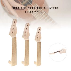 Cabos 21/23/26 UKULELE DIY PISCO UKULELE Pescoço Mahogany St Style Guitar Head for Student Professional Ukulele Luthier Making