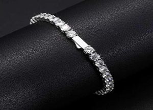 Новое прибытие женщин ювелирные изделия VVS Moissanite Diamond Cluster Bracelet Bracelet Iceed Lab Grown Diamond Tennis Bracelet9993028