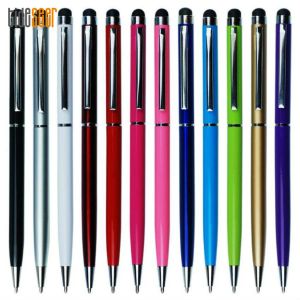 Pens 100pcs New Ballpoint Pens Touch Screen Stylus Pen Useful 2 in 1 Design Tablet Pencil for Ipad Iphone Xiaomi Smart Phone