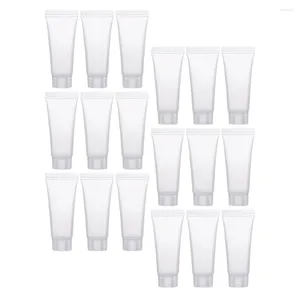 Storage Bottles 40pcs Travel Size Refillable Empty Squeeze Tube Lotion Shampoo Toiletries Containers 10ml Spray For Water