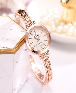 Wristwatches Aesthetics Brand Gold Plated Bracelet Watches Women Luxury Dress Fashion Sport Wristwatch Ladies Business Quartz Watc1481614