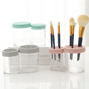 Storage Boxes Makeup Box Brush Bucket Brushes Organizer Practical Cosmetic Tools For Cosmetics