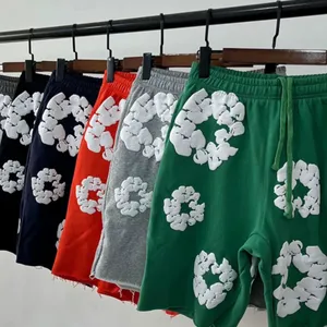 Short designer taglie forti maschili in jeans maschi shorts pantaloni da strada alla moda pantaloncini da uomo pantaloncini