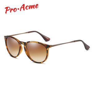 Pro Acme Vintage Cat Eye Polarized Sunglasses Women 2021 Tortoise Brown Retro Rounder -Lins Lens Gafas The Sol Mujer PA12668OTW6257400