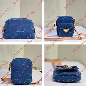 Tasarımcı Denim Çanta Kadın Pochettes Kozmetik Kozmetik Çanta M24316 Fairfax Po Che Tte El Çantası M82948 Yüksek Kaliteli Omuz Crossbody Crossbody Çantalar Debriyaj Cüzdan Hobo Cüzdan