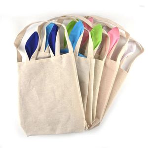 Bolsa de Páscoa Fast Fast 100pcs/Lot Sacos de Candy Sacos de juta Material Decoração por atacado