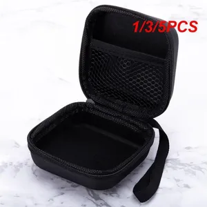 Storage Bags 1/3/5PCS Earphone Holder Case Zipper Hard Bag Portable Pouch EVA Waterproof USB Cable Organizer Headset Headphone