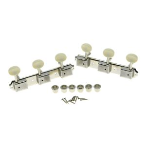 Gitarre -Nickel mit Elfenbein Vintage 3 auf einem Teller 3x3 Gitarren -Tuning Keys Tuner für LP SG JR Guitar Tuning Peg