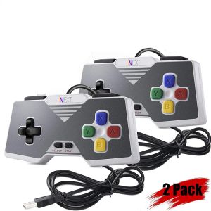 GamePads 2PCK USBコントローラークラシックゲームジョイスティックゲームパッドコントローラーWindowsのSNESゲームパッドMac MacコンピューターコントロールJoypad