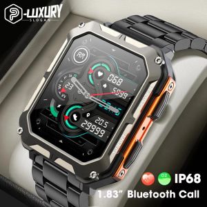 Watches 2023 New C20 Pro Smart Watch Voice AssistantBT Wireless Call Business Outdoor Sport Waterfroof Wristwatch for Android iOS