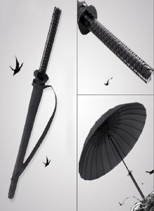 Osobowość parasole samurajów dla dorosłych Długie radzenie sobie z anime nóż Unbrelas nieprzezroczysty parasol ninja miecz Props6671628