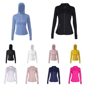 yoga giymek Hoodies ceketleri tişörtü kadın tasarımcıları spor ceket ceketleri fitness hoodys tüplü chothing uzun kollu kıyafetler