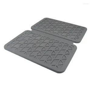 Table Mats Foldable Diatomaceous Earth Kitchen Super Absorbent Dish Drainer Mat Heat-Resistant Drying Pad For Sink Drawer