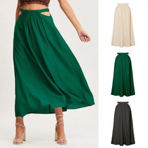 Signe per adulti Women's High Waist Holled Out Falf Skirt Solle Skirt Women Women Tight