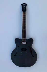 Cavi genuini fai -da -te (non nuovo) Hofnr Custom ES335 Style Electric Jazz Guitar senza hardwares in stock Sconto Spedizione gratuita M408
