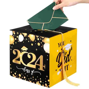 Party Supplies Graduation Season Card Box präsentiert Kisten Bevorzugung PO Geschenkbilder Requisiten Papiergeschenke