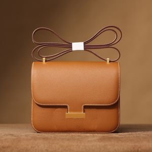 crossbody väska handväska messenger väska hög kvalitet designer väska luxurys handväskor väskor designer kvinnor väska lyx hand sydd läder original presentförpackning