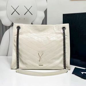 Lyx niki shopping väska toppkvalitet designer läder crossbody väskor mode kvinna tote koppling axel väska mens stor kapacitet pochette rese bagage shoppare väska