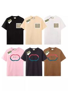 Camisetas femininas e homens Guhome G-i Manga curta de camiseta da família antiga marca unissex da moderna marca casual algodão solto de mangas curtas estilo feminino estilo