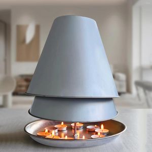 Portabandini all'ingrosso tealight forno di ferro in ferro cera Bruciatori di scioglimento aroma differen per la terrazza da giardino accessori camera da letto