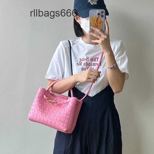 Shoulder 2024 Andiamo Designer Woven High-grade Bag Tote One Venata bag SE6M Handbag Portable Rope Bottegs Buckle Bags Totes Metal sadd ZJFI