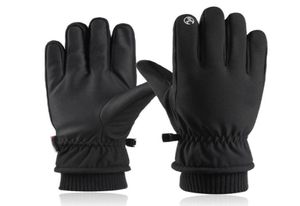 Pięć palców Rękawiczki Wodoodporne zimowe ciepłe śnieg Snowboard Motorcycle Riding Touch Screen dla mężczyzn HSJ886334792