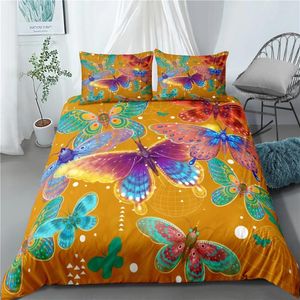 Bedding Sets Butterfly Set Bedroom Decor Duvet Covers Comforter Cover 2/3 Pieces Bedspread With Pillowcases No