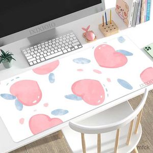 Mus kuddar handled vilar mus pad gaming kawaii söt frukt xl hd hem datorn ny muspad xxl playmat office icke-halk matta skrivbord mus pad